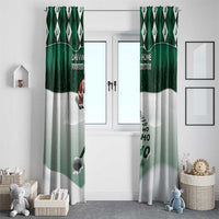 Golf Christmas Window Curtain Driving Home Fooore Xmas - Wonder Print Shop