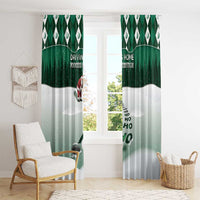 Golf Christmas Window Curtain Driving Home Fooore Xmas - Wonder Print Shop