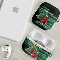 Bigfoot Christmas AirPods Case Squatching Through The Snow - Wonder Print Shop