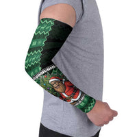 Bigfoot Christmas Arm Sleeves Squatching Through The Snow - Wonder Print Shop