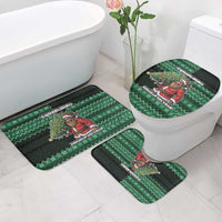 Bigfoot Christmas Bathroom Set Squatching Through The Snow - Wonder Print Shop