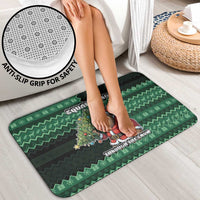 Bigfoot Christmas Bathroom Set Squatching Through The Snow - Wonder Print Shop