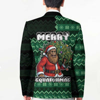 Bigfoot Christmas Blazer Squatching Through The Snow - Wonder Print Shop