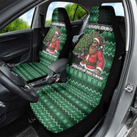 Bigfoot Christmas Car Seat Cover Squatching Through The Snow - Wonder Print Shop