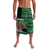 Bigfoot Christmas Lavalava Squatching Through The Snow - Wonder Print Shop