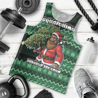 Bigfoot Christmas Men Tank Top Squatching Through The Snow - Wonder Print Shop