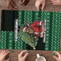 Bigfoot Christmas Puzzle Squatching Through The Snow - Wonder Print Shop
