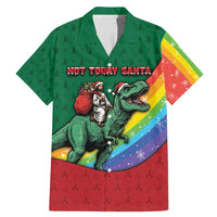 T Rex And Jesus Christmas Family Matching Mermaid Dress and Hawaiian Shirt Not Today Santa - Wonder Print Shop