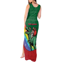 T Rex And Jesus Christmas Tank Maxi Dress Not Today Santa - Wonder Print Shop