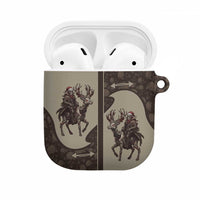 Western Yoke AirPods Case Skeleton Cowboy Santa On A Reindeer - Wonder Print Shop