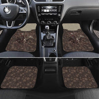 Western Yoke Car Mats Skeleton Cowboy Santa On A Reindeer - Wonder Print Shop