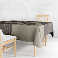 Western Yoke Tablecloth Skeleton Cowboy Santa On A Reindeer - Wonder Print Shop