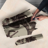 Western Yoke Umbrella Skeleton Cowboy Santa On A Reindeer - Wonder Print Shop