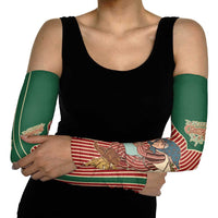 Western Yoke Arm Sleeves Befana Merry Christmas Retro Style - Wonder Print Shop
