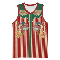 Western Yoke Basketball Jersey Befana Merry Christmas Retro Style - Wonder Print Shop