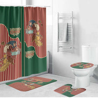 Western Yoke Bathroom Set Befana Merry Christmas Retro Style - Wonder Print Shop