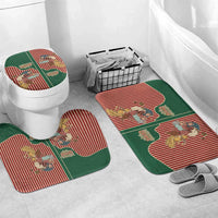 Western Yoke Bathroom Set Befana Merry Christmas Retro Style - Wonder Print Shop