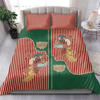 Western Yoke Bedding Set Befana Merry Christmas Retro Style - Wonder Print Shop