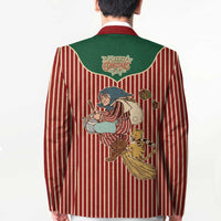 Western Yoke Blazer Befana Merry Christmas Retro Style - Wonder Print Shop