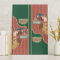 Western Yoke Canvas Wall Art Befana Merry Christmas Retro Style - Wonder Print Shop