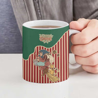 Western Yoke Ceramic Mug Befana Merry Christmas Retro Style - Wonder Print Shop