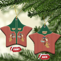 Western Yoke Ceramic Ornament Befana Merry Christmas Retro Style - Wonder Print Shop