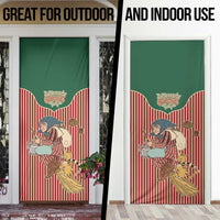 Western Yoke Door Cover Befana Merry Christmas Retro Style - Wonder Print Shop