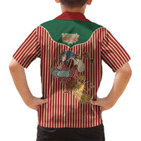 Western Yoke Family Matching Long Sleeve Bodycon Dress and Hawaiian Shirt Befana Merry Christmas Retro Style - Wonder Print Shop