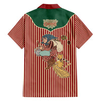 Western Yoke Family Matching Tank Maxi Dress and Hawaiian Shirt Befana Merry Christmas Retro Style - Wonder Print Shop