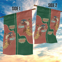 Western Yoke Garden Flag Befana Merry Christmas Retro Style - Wonder Print Shop