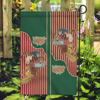 Western Yoke Garden Flag Befana Merry Christmas Retro Style - Wonder Print Shop
