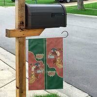 Western Yoke Garden Flag Befana Merry Christmas Retro Style - Wonder Print Shop