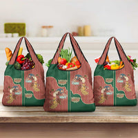 Western Yoke Grocery Bag Befana Merry Christmas Retro Style - Wonder Print Shop