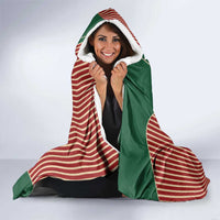 Western Yoke Hooded Blanket Befana Merry Christmas Retro Style - Wonder Print Shop