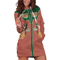 Western Yoke Hoodie Dress Befana Merry Christmas Retro Style - Wonder Print Shop
