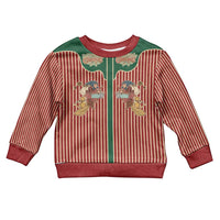 Western Yoke Kid Ugly Christmas Sweater Befana Merry Christmas Retro Style - Wonder Print Shop