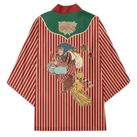 Western Yoke Kimono Befana Merry Christmas Retro Style - Wonder Print Shop