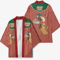 Western Yoke Kimono Befana Merry Christmas Retro Style - Wonder Print Shop