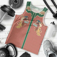Western Yoke Men Tank Top Befana Merry Christmas Retro Style - Wonder Print Shop