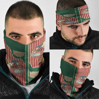 Western Yoke Neck Gaiter Befana Merry Christmas Retro Style - Wonder Print Shop