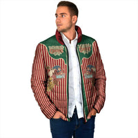 Western Yoke Padded Jacket Befana Merry Christmas Retro Style - Wonder Print Shop