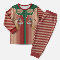 Western Yoke Christmas Pajama Set Befana Merry Christmas Retro Style - Wonder Print Shop