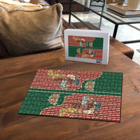 Western Yoke Puzzle Befana Merry Christmas Retro Style - Wonder Print Shop