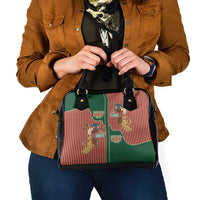 Western Yoke Shoulder Handbag Befana Merry Christmas Retro Style - Wonder Print Shop