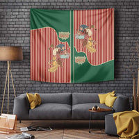 Western Yoke Tapestry Befana Merry Christmas Retro Style - Wonder Print Shop