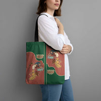 Western Yoke Tote Bag Befana Merry Christmas Retro Style - Wonder Print Shop