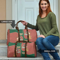 Western Yoke Travel Bag Befana Merry Christmas Retro Style - Wonder Print Shop