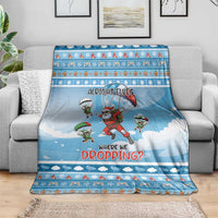 Gamer Christmas Blanket Alright Elves Where We Dropping - Wonder Print Shop