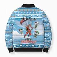 Gamer Christmas Bomber Puffer Jacket Alright Elves Where We Dropping - Wonder Print Shop