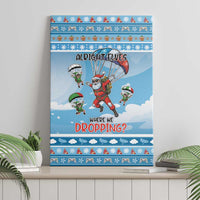Gamer Christmas Canvas Wall Art Alright Elves Where We Dropping - Wonder Print Shop